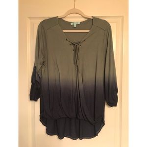 Blue and Green Shirt